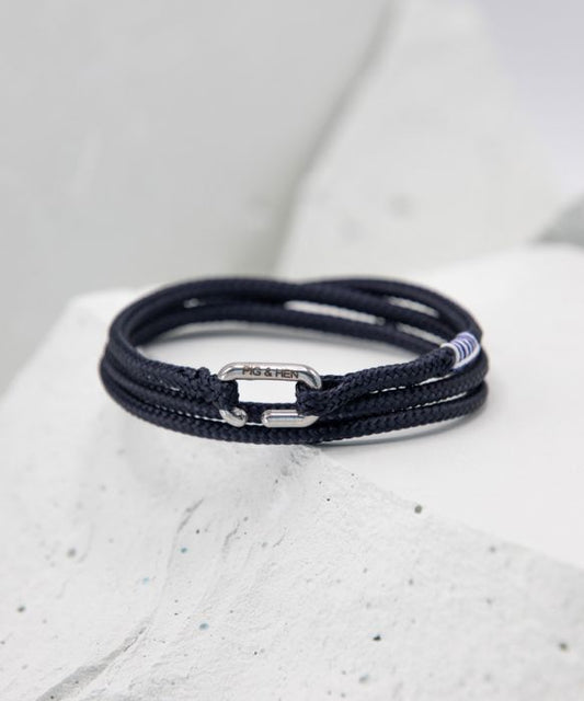 PIG & HEN Savage Sam Navy | Silver - John Ross Jewellers