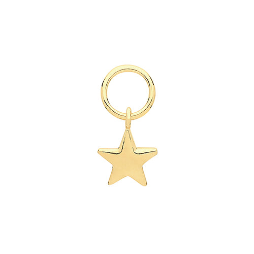 Ear Candy 9ct Gold Star Earring Charm - John Ross Jewellers