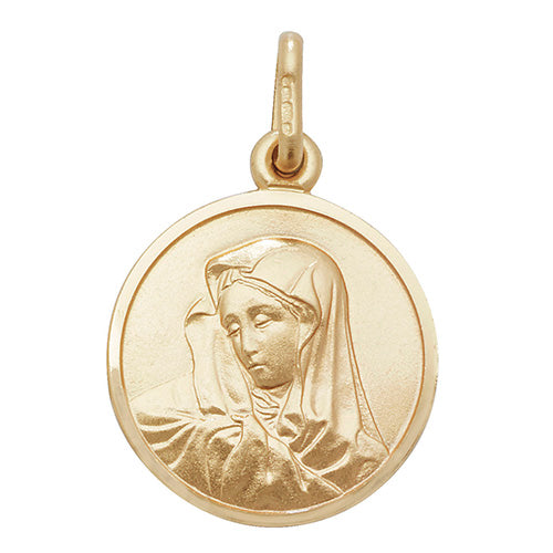 9ct Gold Madonna Necklace - John Ross Jewellers