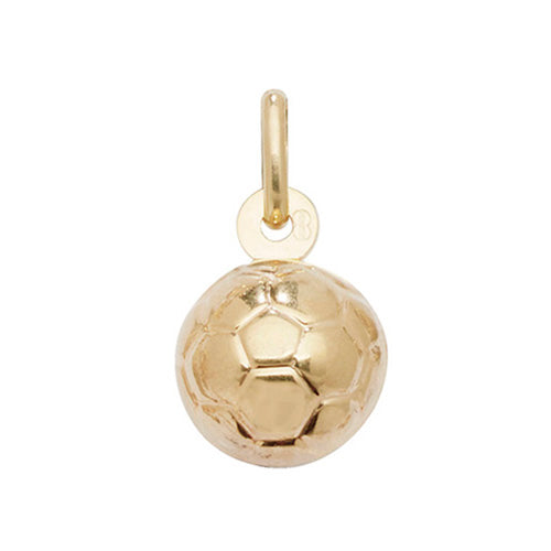 9ct Gold Football Charm - John Ross Jewellers