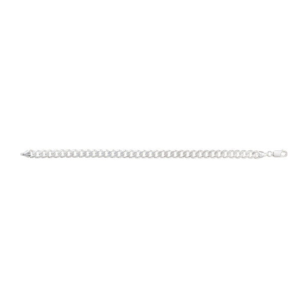 Silver Gents Curb Bracelet - John Ross Jewellers