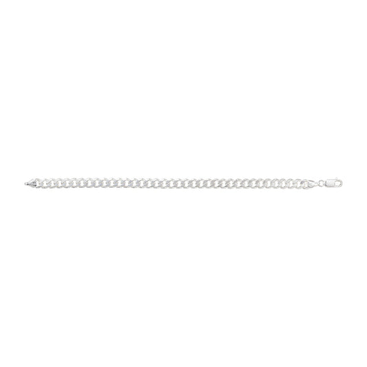 Silver Gents Curb Bracelet - John Ross Jewellers