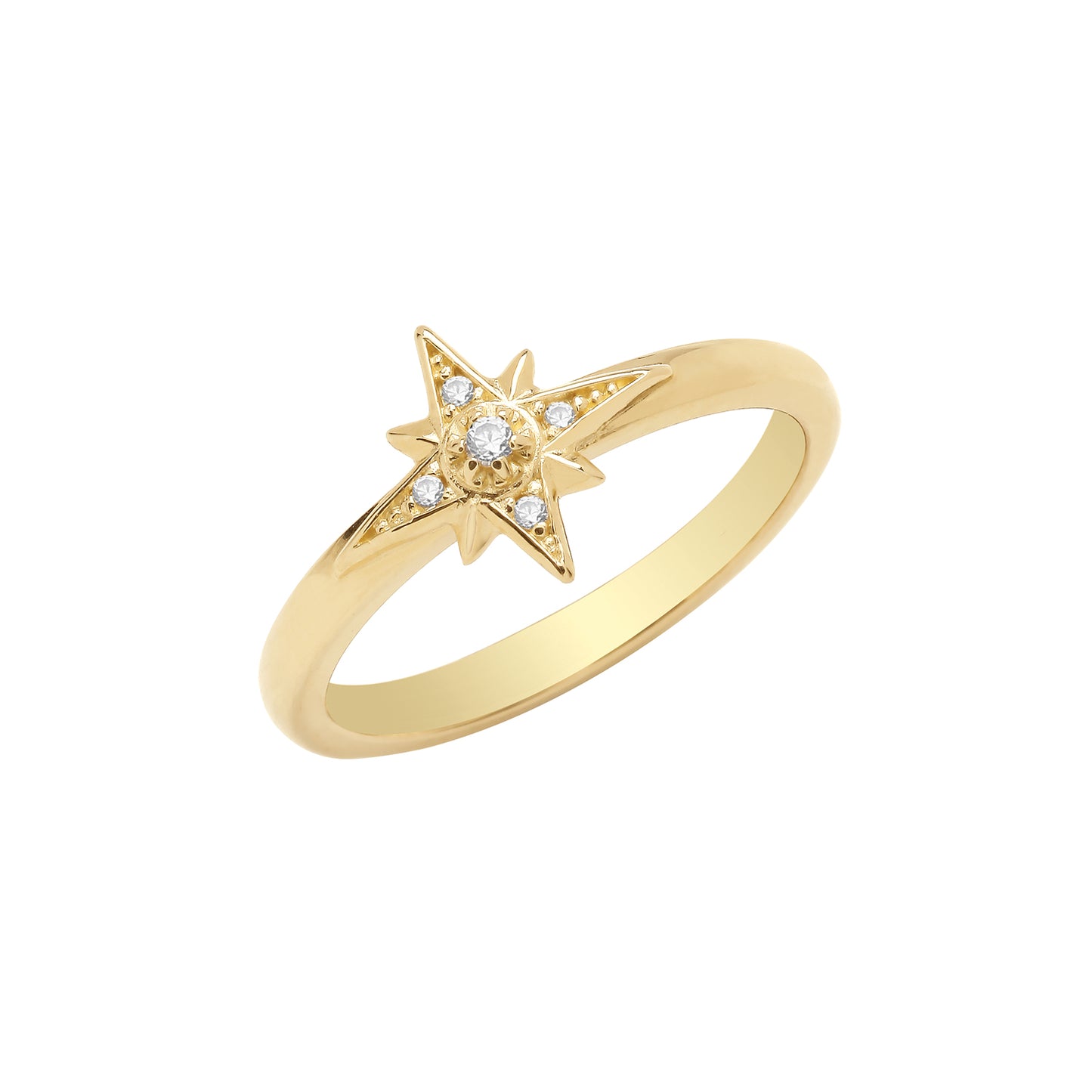 9ct Gold Northstar Ring - John Ross Jewellers