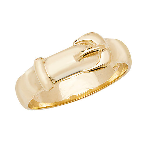 9ct Gold Buckle Ring - John Ross Jewellers
