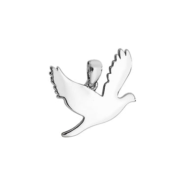 Silver Dove Silhouette Necklace - John Ross Jewellers