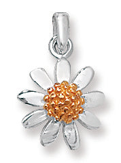 Silver Daisy Pendant Necklace - John Ross Jewellers
