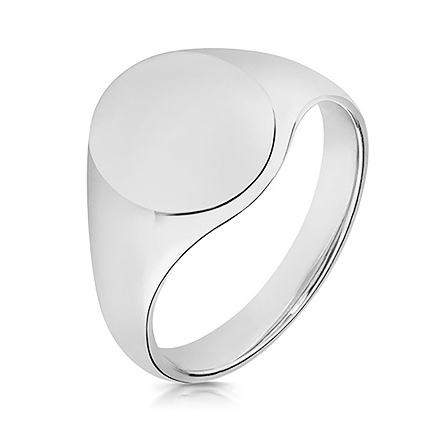 Silver Oval Signet Ring - John Ross Jewellers
