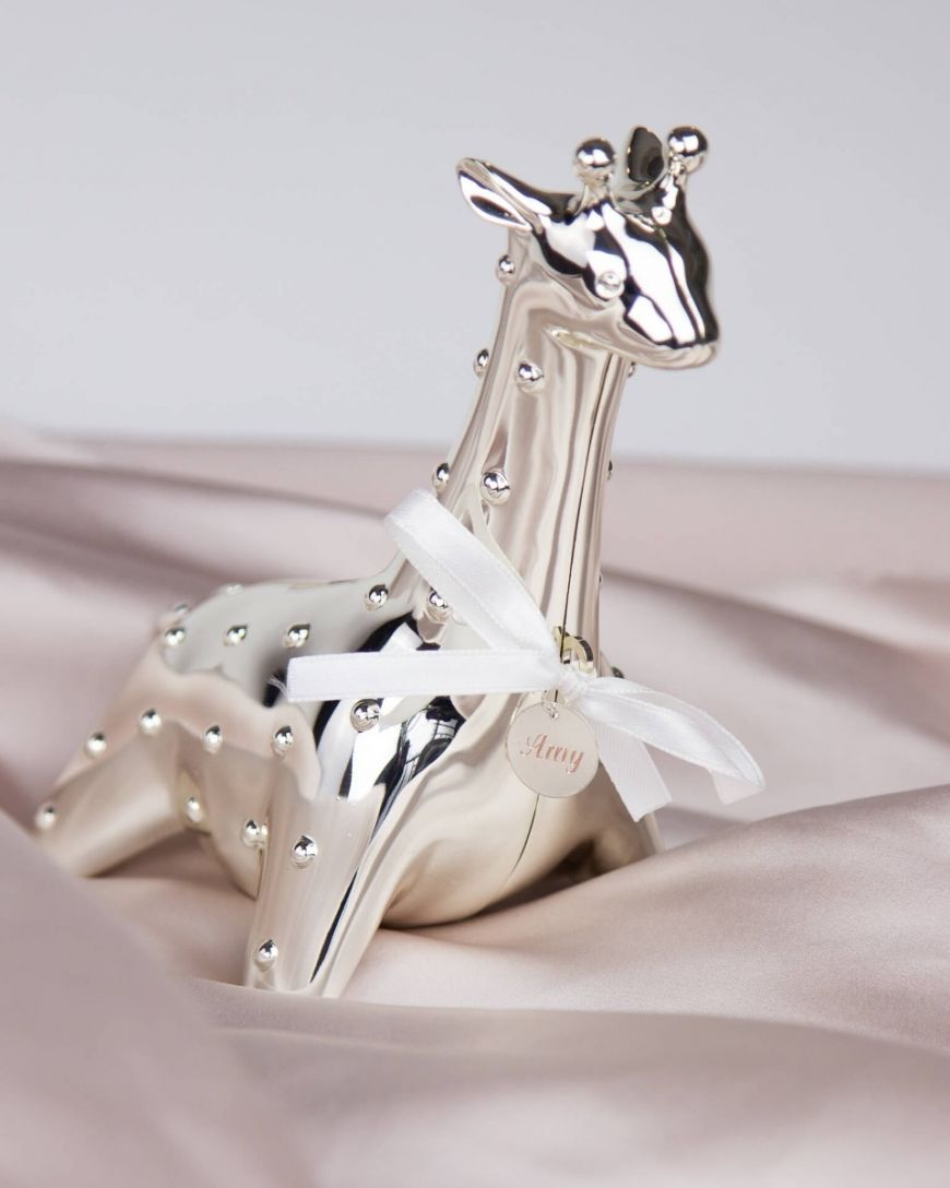 Giraffe Money Box - D for Diamond - John Ross Jewellers